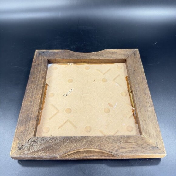 Pascal Ravello Pottery Italy Square Hand Painted Tile Wall Hanging Ceramic VTG - Picture 9 of 15